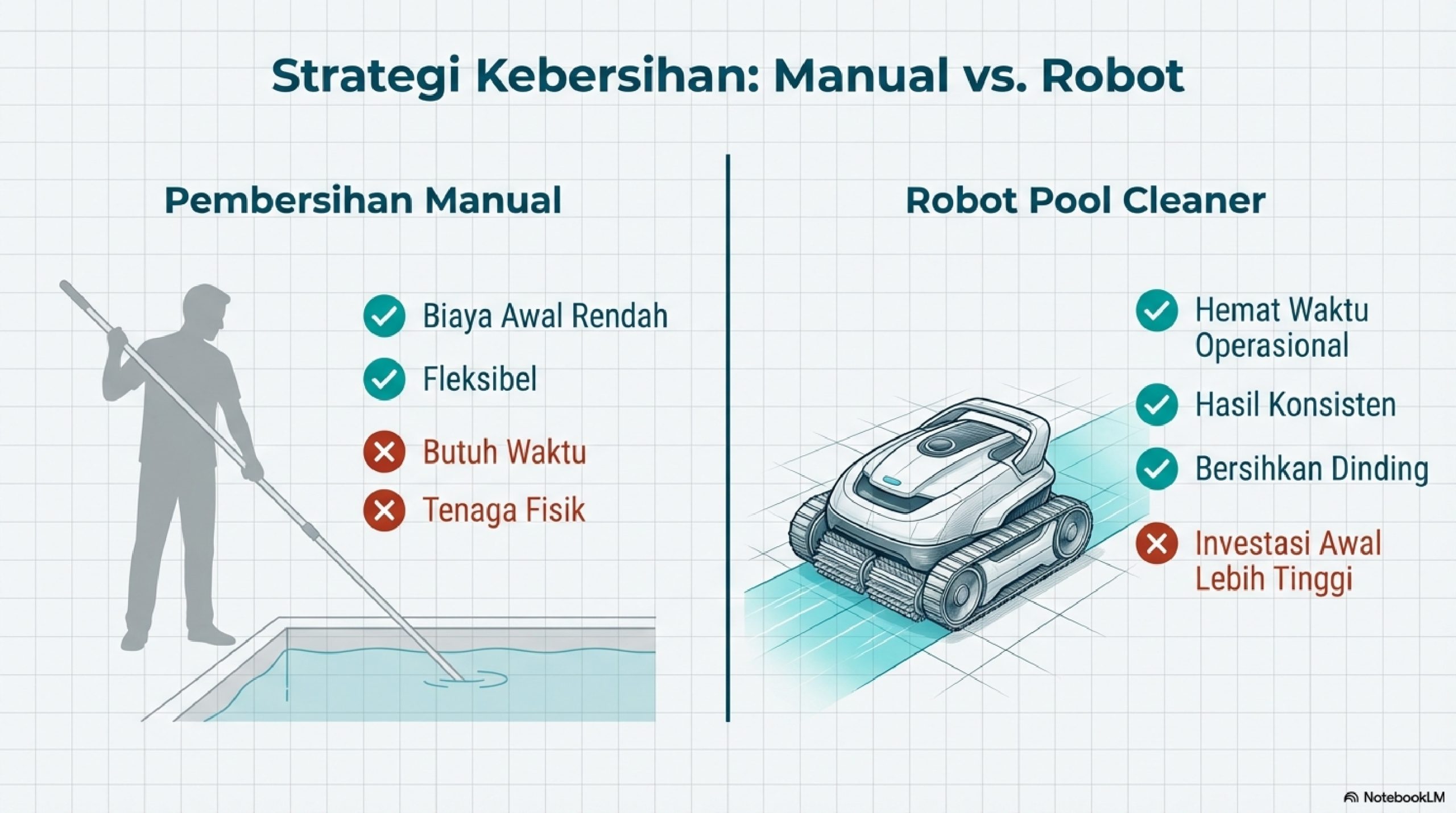 Manual vs Robot Pool