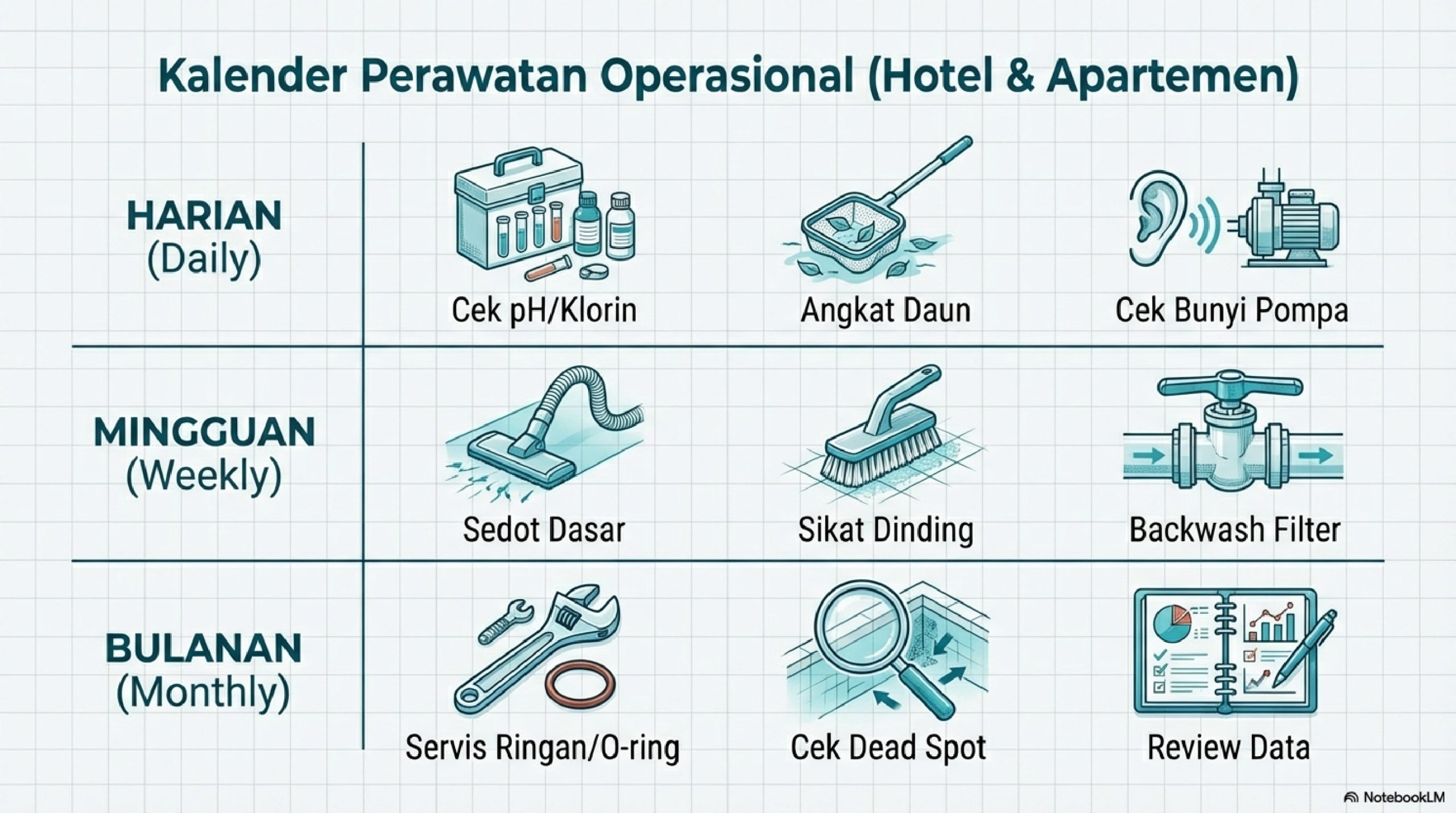 Perawaran kolam renang